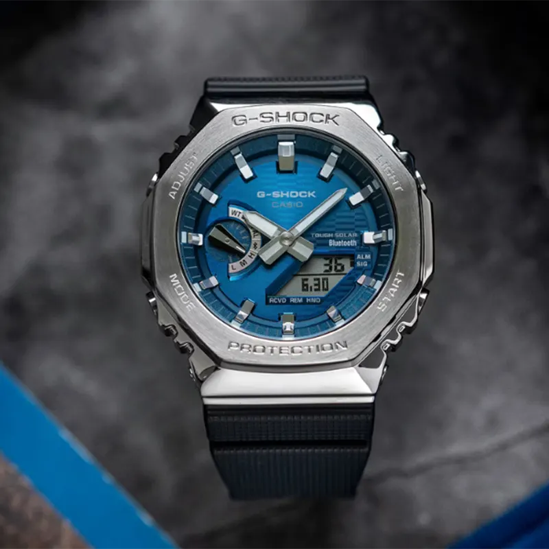 Casio G-Shock Tough Solar Bluetooth Connectivity Men's Watch- GBM-2100A-2B